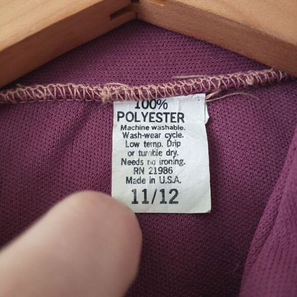 Vintage 70s Boho Hippie Midi Dress Purple Floral Vest S - Picture 7 of 7